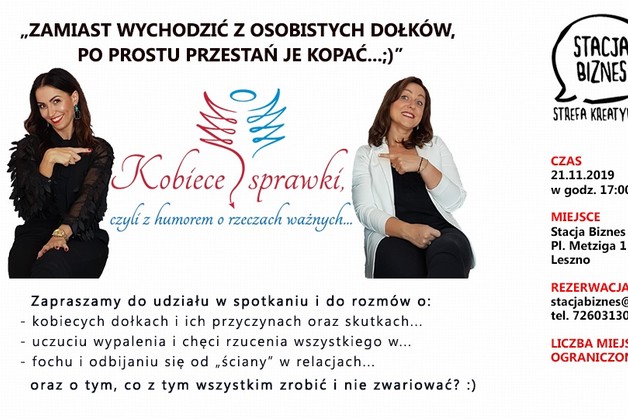 Kobiece sprawki, czyli z humorem o rzeczach ważnych