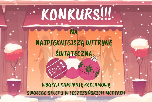 Konkurs na najpiękniejszą witrynę świąteczną