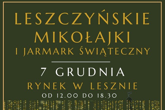 Coraz bliżej Święta, czyli Leszczyńskie Mikołajki!