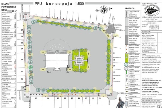 Rynek w Lesznie - bardziej funkcjonalny i zielony!