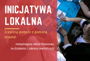 Inicjatywa lokalna na rewitalizację bez wkładu finansowego!