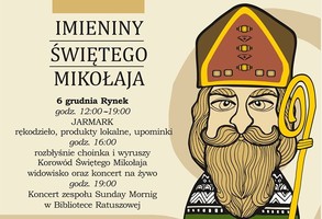 Imieniny Świętego Mikołaja i Jarmark Świąteczny na Starówce