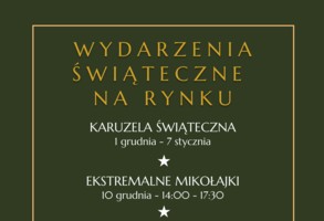 Świąteczne Wydarzenia na Rynku!