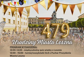 Leszno świętuje 479. urodziny! Będzie tort, muzyka i moc atrakcji